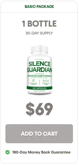 Silence Guardian 1 bottle order